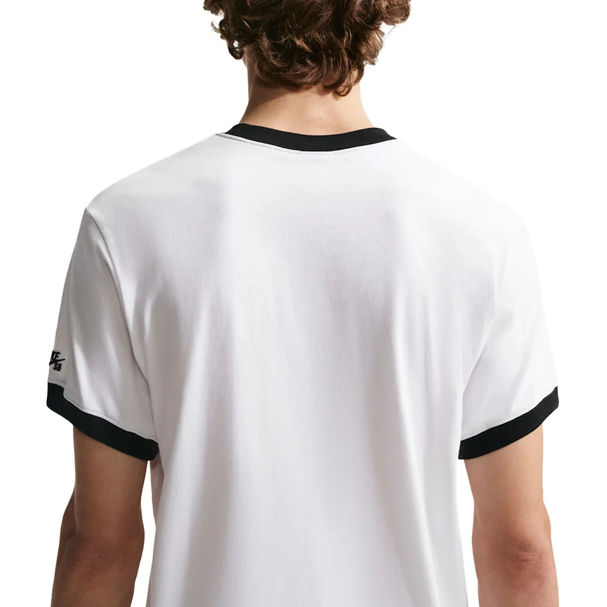 Nike SB Roadside Ringer T-Shirt - White/Black - Image 4