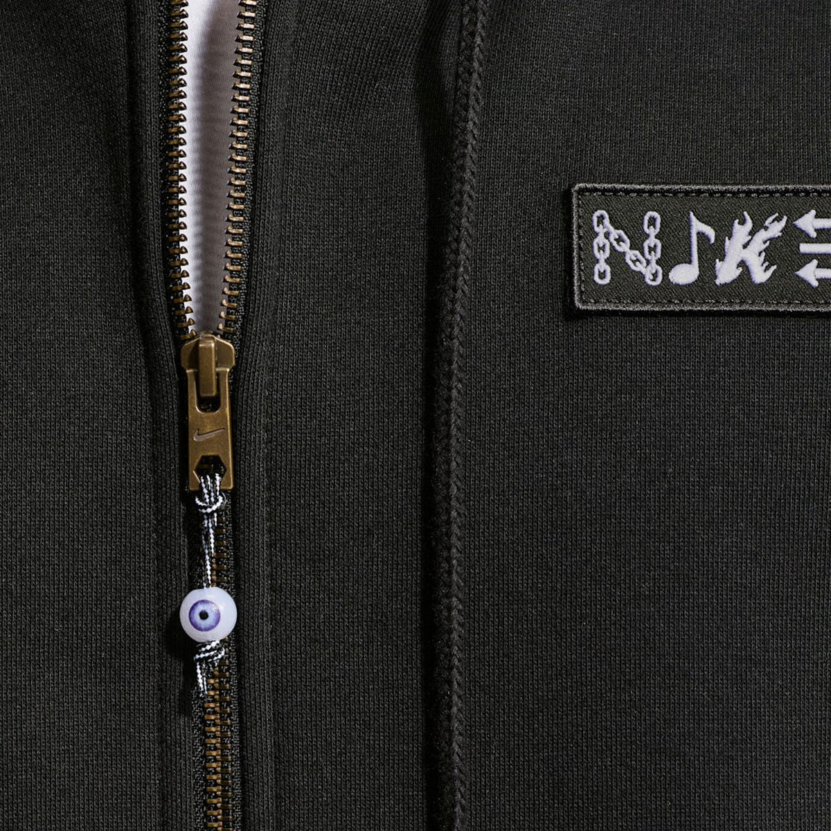 Nike SB Souvenir Full Zip Hoodie - Black - Image 3