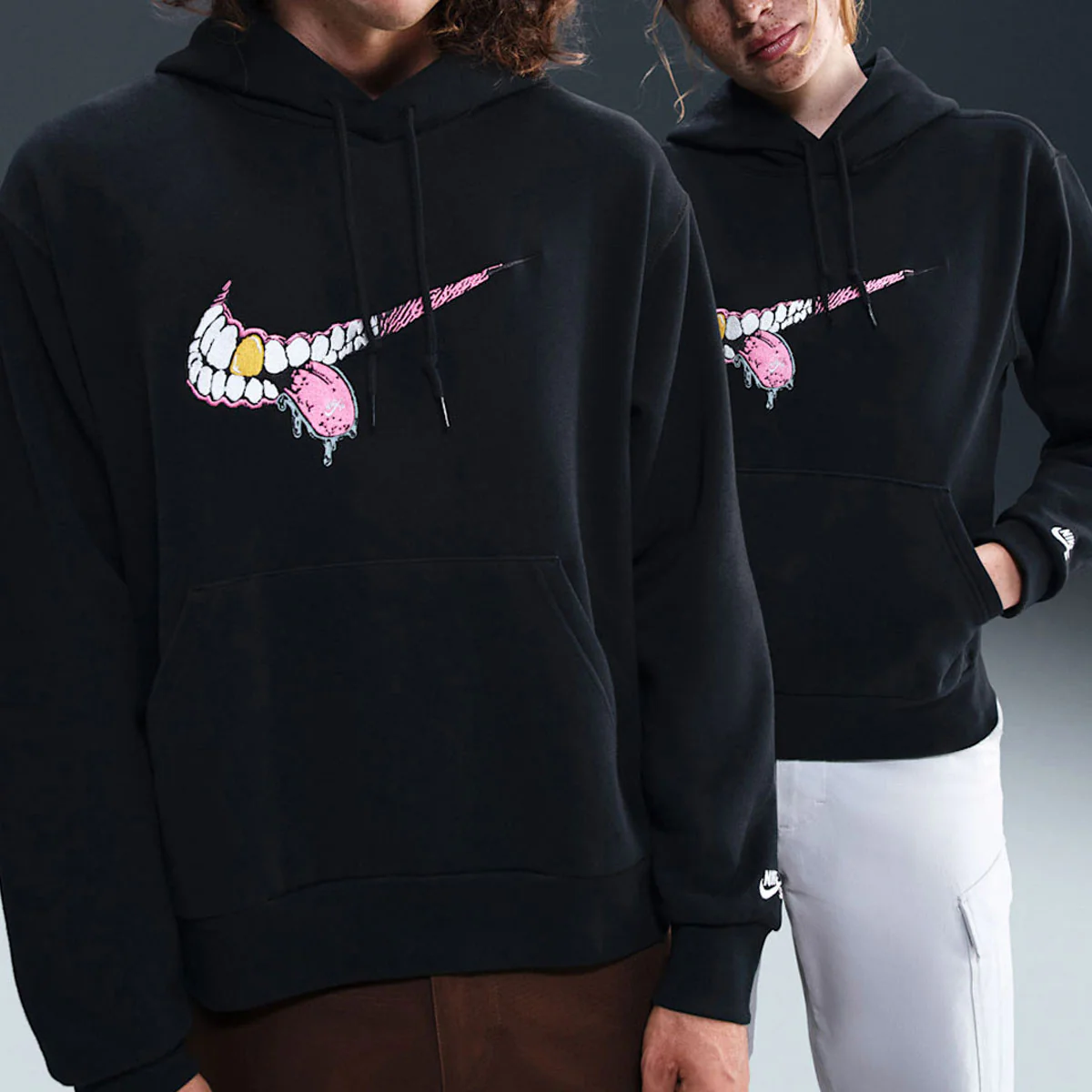 Nike SB SSNL GFX 1 Hoodie - Black/White - Image 4