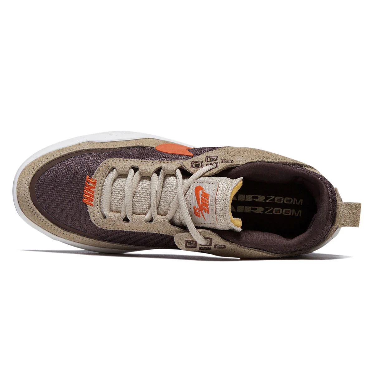 Nike SB Youth Day One Shoes - Desert Khaki/Campfire Orange - Image 3