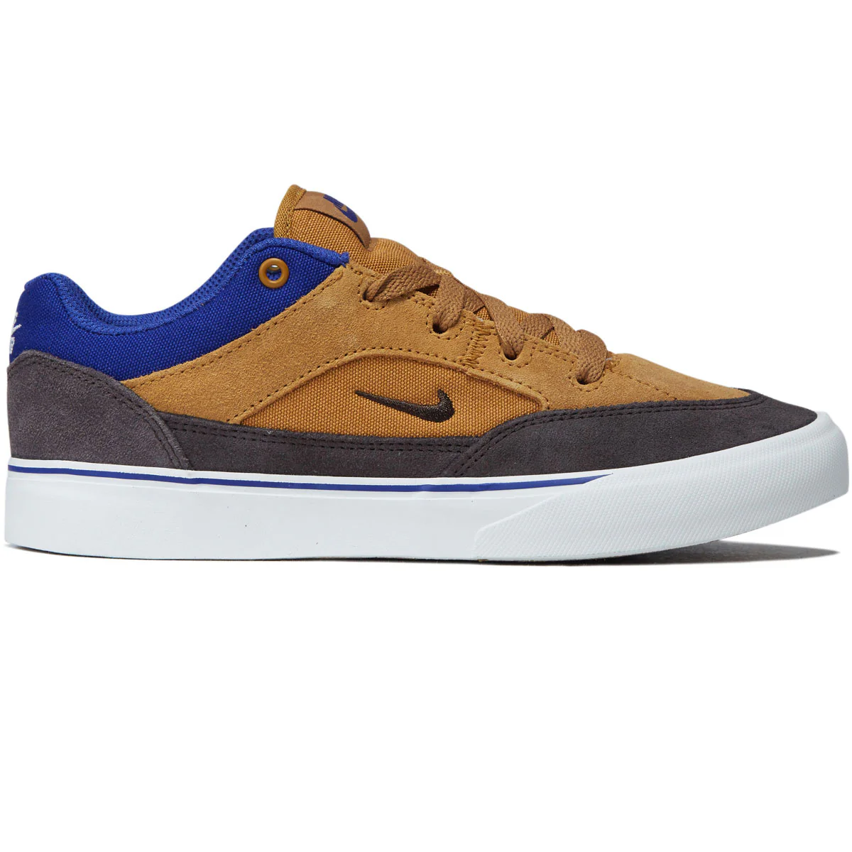 Nike SB Youth Malor Shoes - Wheat/Velvet Brown/Deep Night