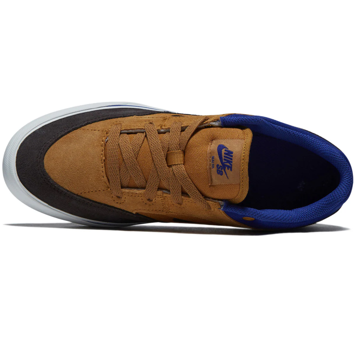 Nike SB Youth Malor Shoes - Wheat/Velvet Brown/Deep Night - Image 3