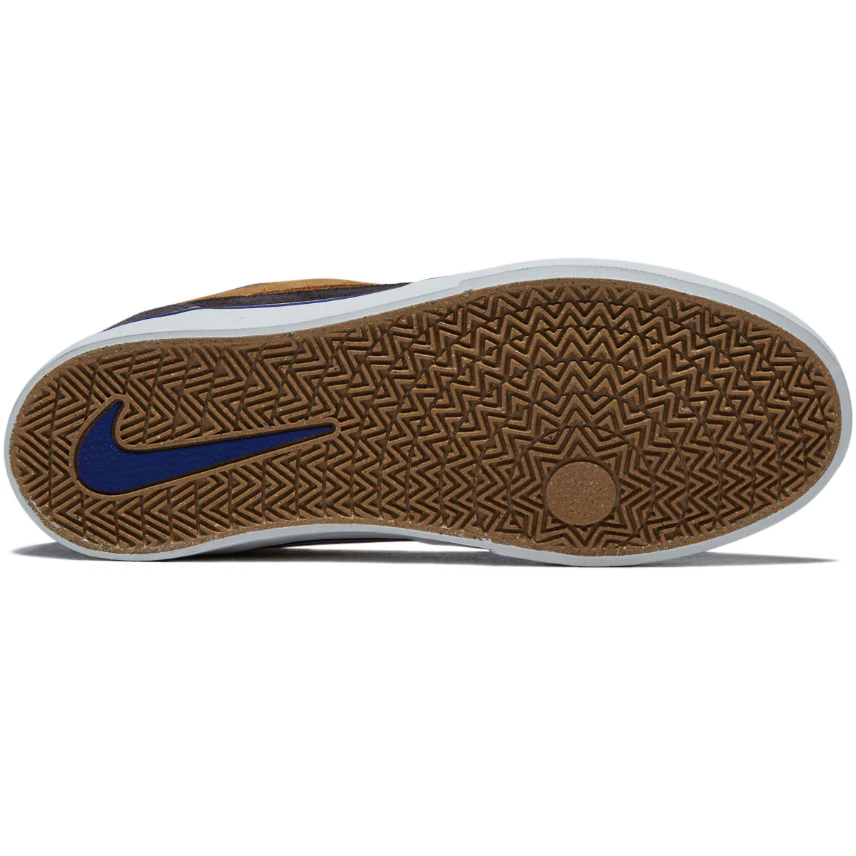 Nike SB Youth Malor Shoes - Wheat/Velvet Brown/Deep Night - Image 4