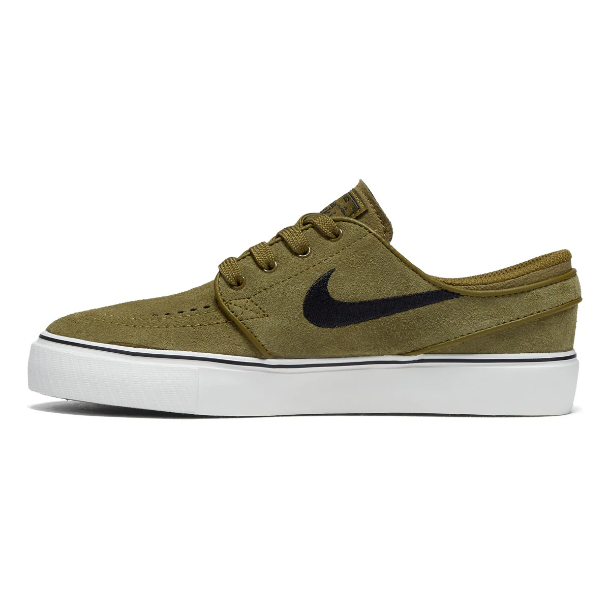 Nike SB Youth Stefan Janoski Shoes - Olive Flak/Black/Sail - Image 2