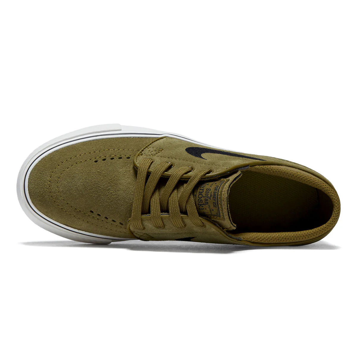 Nike SB Youth Stefan Janoski Shoes - Olive Flak/Black/Sail - Image 3