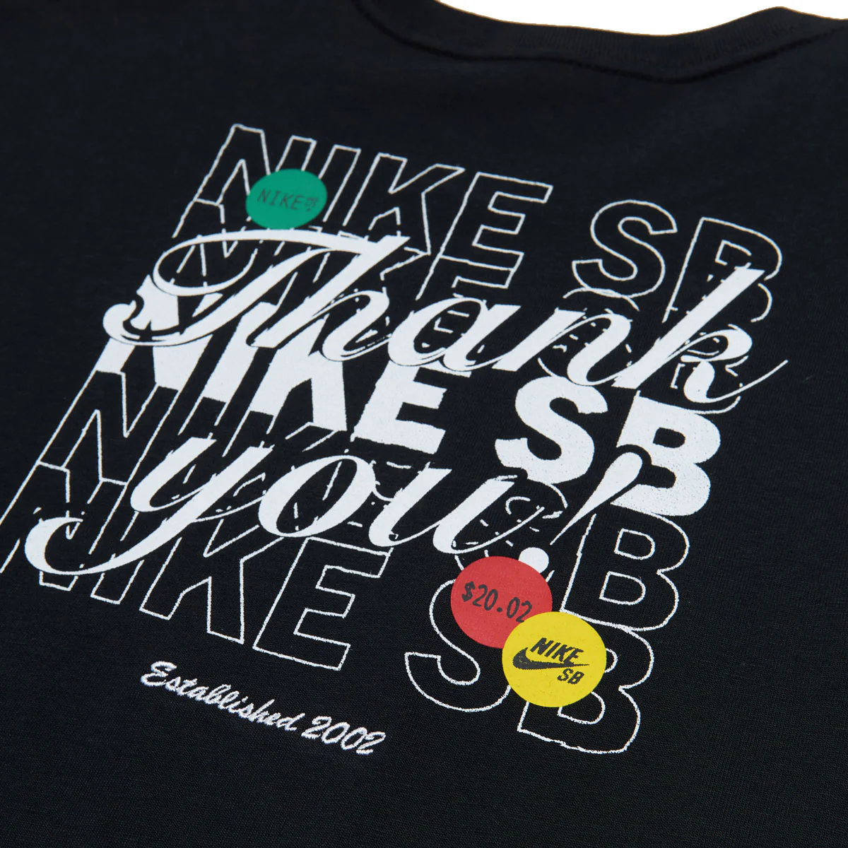 Nike SB Youth Thank You T-Shirt - Black - Image 4