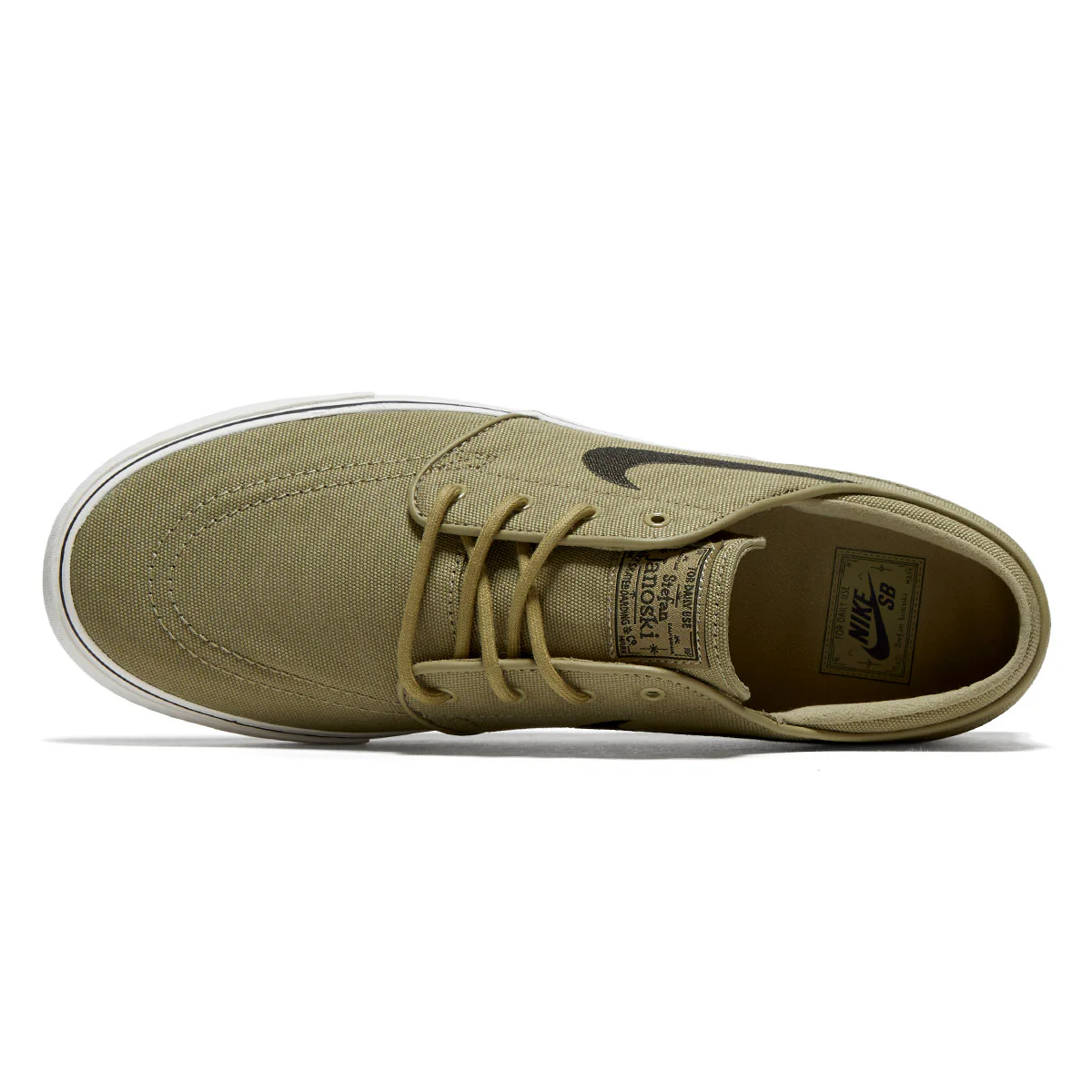 Nike SB Zoom Janoski OG+ Canvas Shoes - Neutral Olive/Sequoia/Sail - Image 3