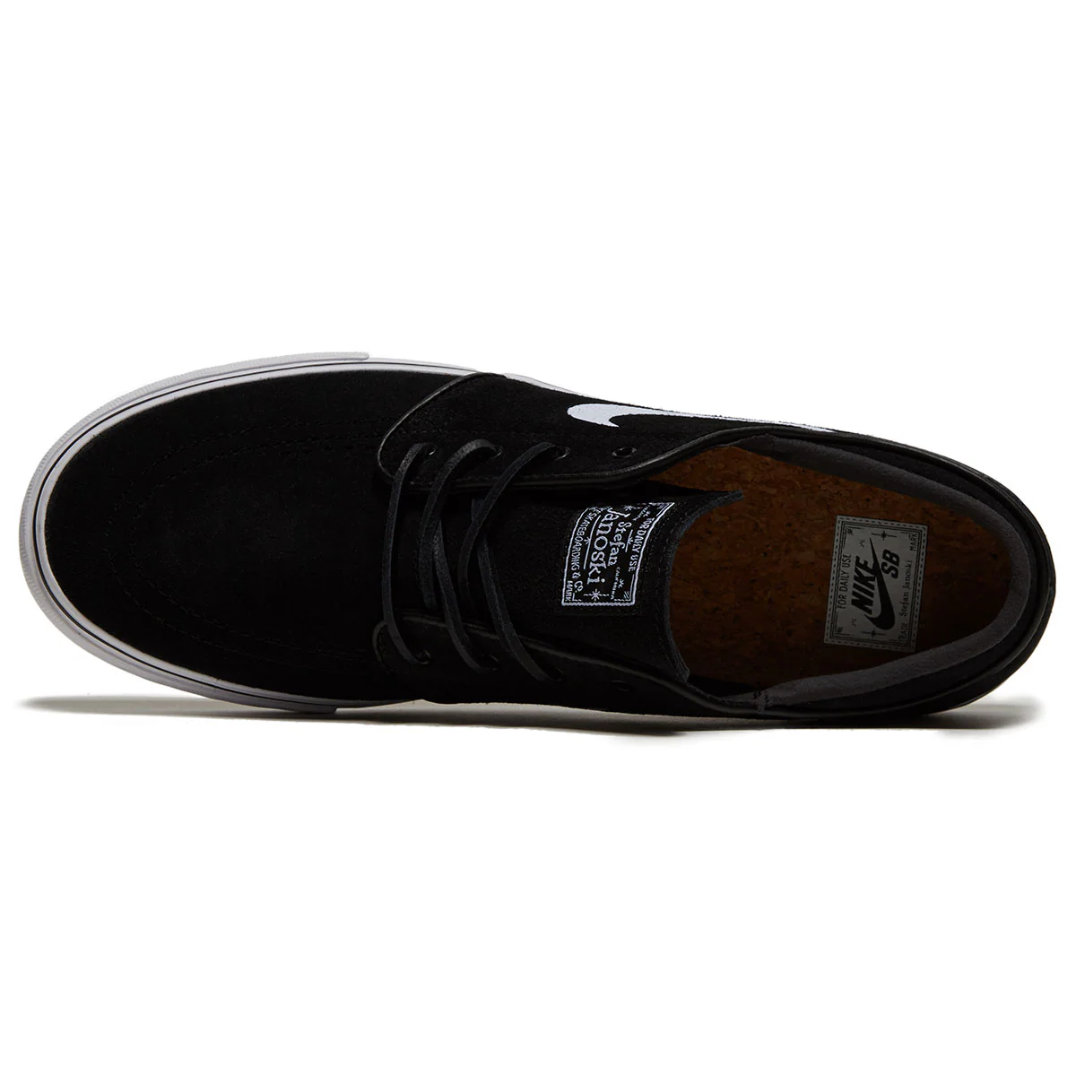 Nike SB Zoom Janoski OG+ Shoes - Black/White/Black/White - Image 3