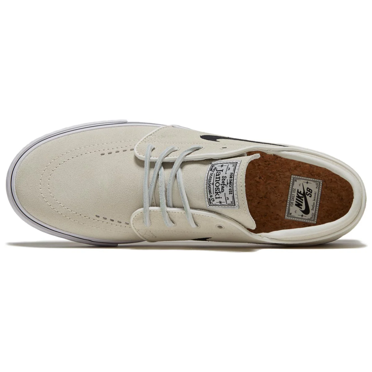 Nike SB Zoom Janoski OG+ Shoes - Summit White/Black/Summit White/White - Image 3