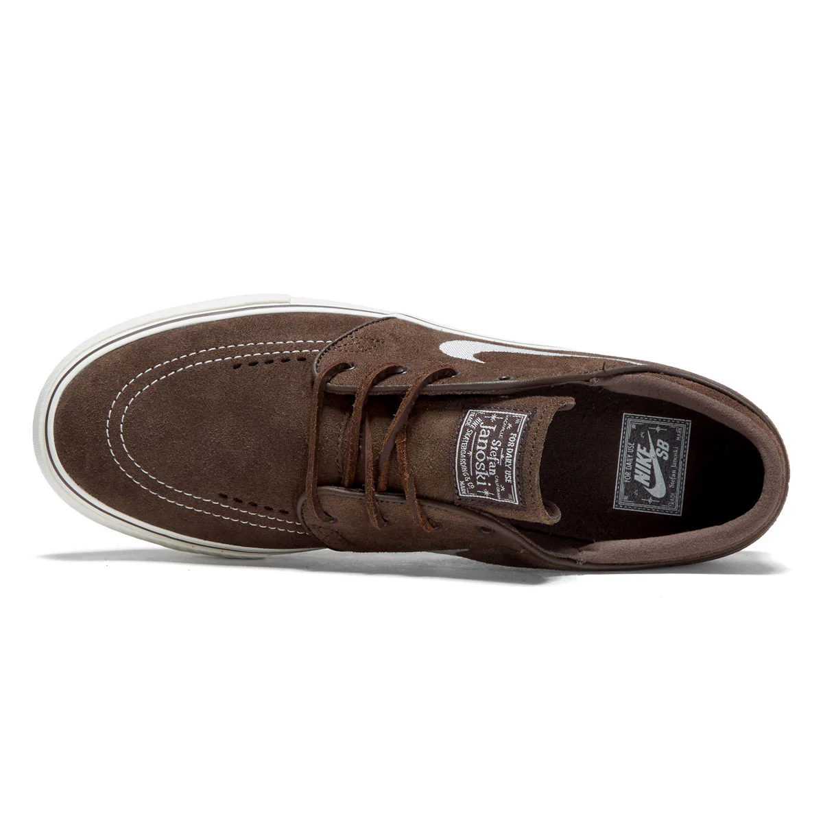 Nike SB Zoom Janoski OG+ Shoes - Baroque Brown/Pale Ivory/Baroque Brown - Image 3