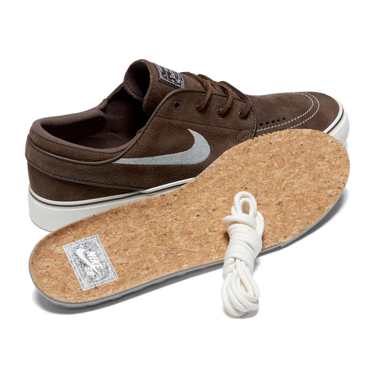 Nike SB Zoom Janoski OG+ Shoes - Baroque Brown/Pale Ivory/Baroque Brown - Image 5