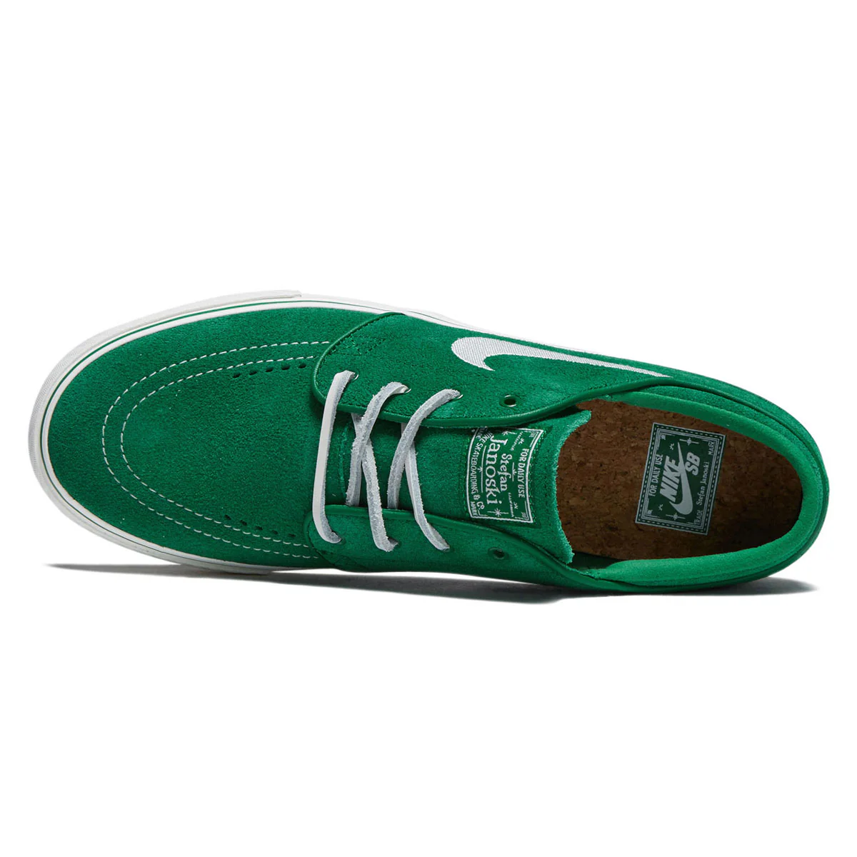 Nike SB Zoom Janoski OG+ Shoes - Pine Green/Sail - Image 3