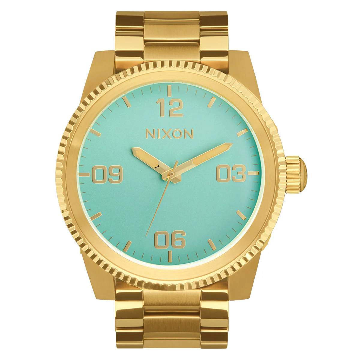 Nixon Corporal SS Watch - Gold/Turquoise/Gold