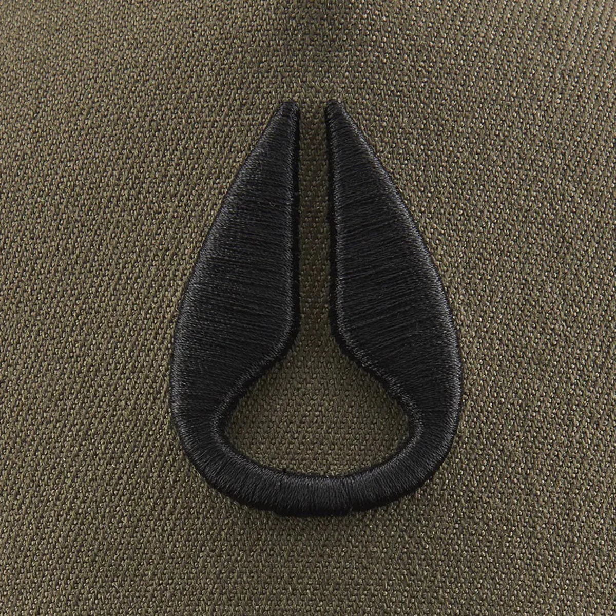 Nixon Deep Down Athletic Snapback Hat - Olive/Black - Image 3