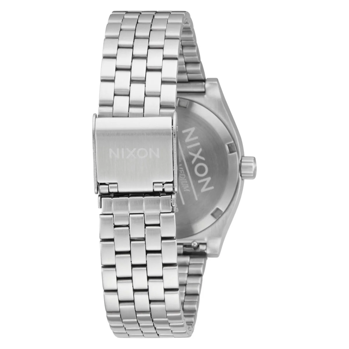 Nixon Medium Time Teller Watch - Silver/Turquoise - Image 4