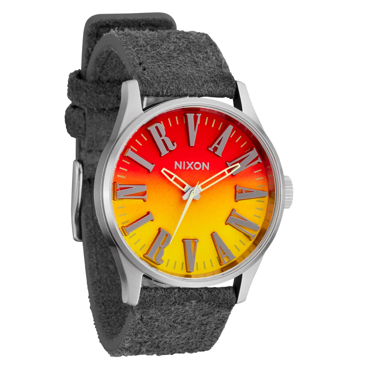 Nixon Nirvana Sentry Leather Watch - Unplug Fade - Image 4