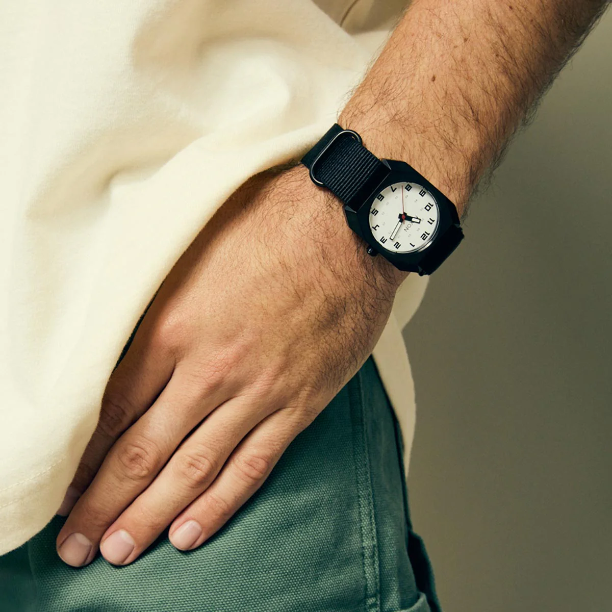 Nixon Scout Nato Watch - Black/Black - Image 5