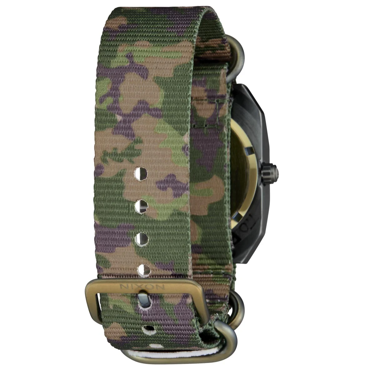 Nixon Scout Nato Watch - Dark Olive/Camo - Image 4