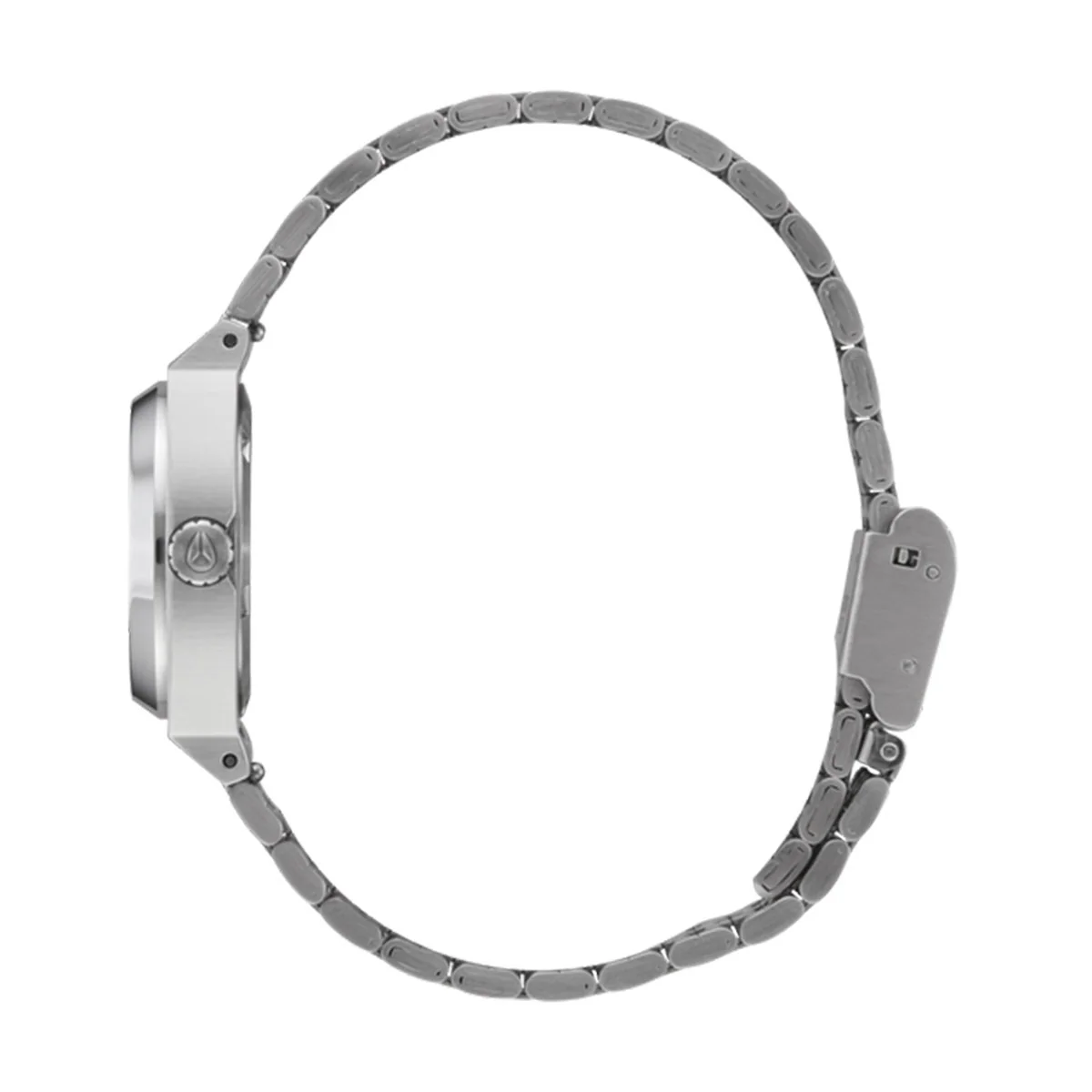 Nixon Small Time Teller Watch - Silver/Pink - Image 3