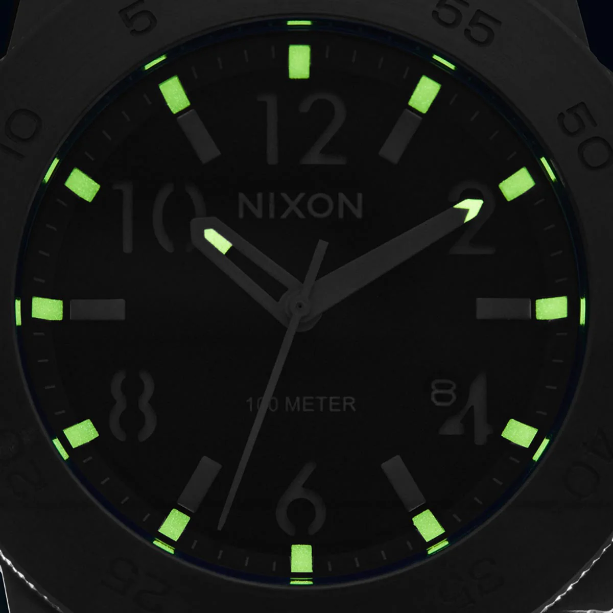 Nixon Smyth 44 Watch - Silver/Black - Image 5