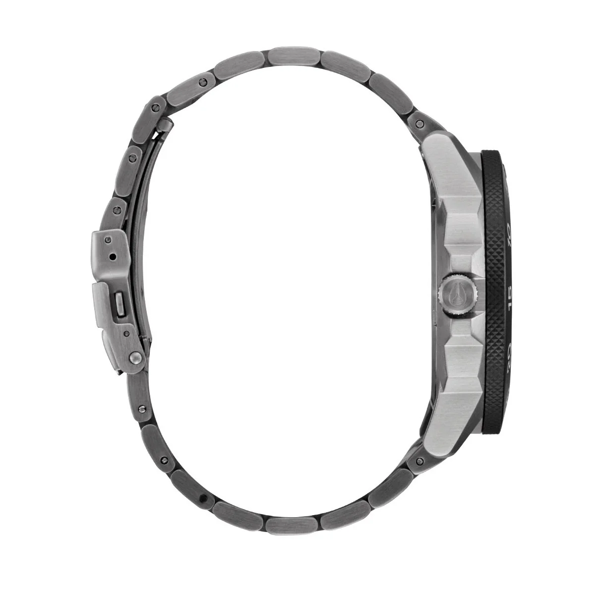 Nixon Smyth 44 Watch - Silver/Tunnel Black Ombre - Image 3