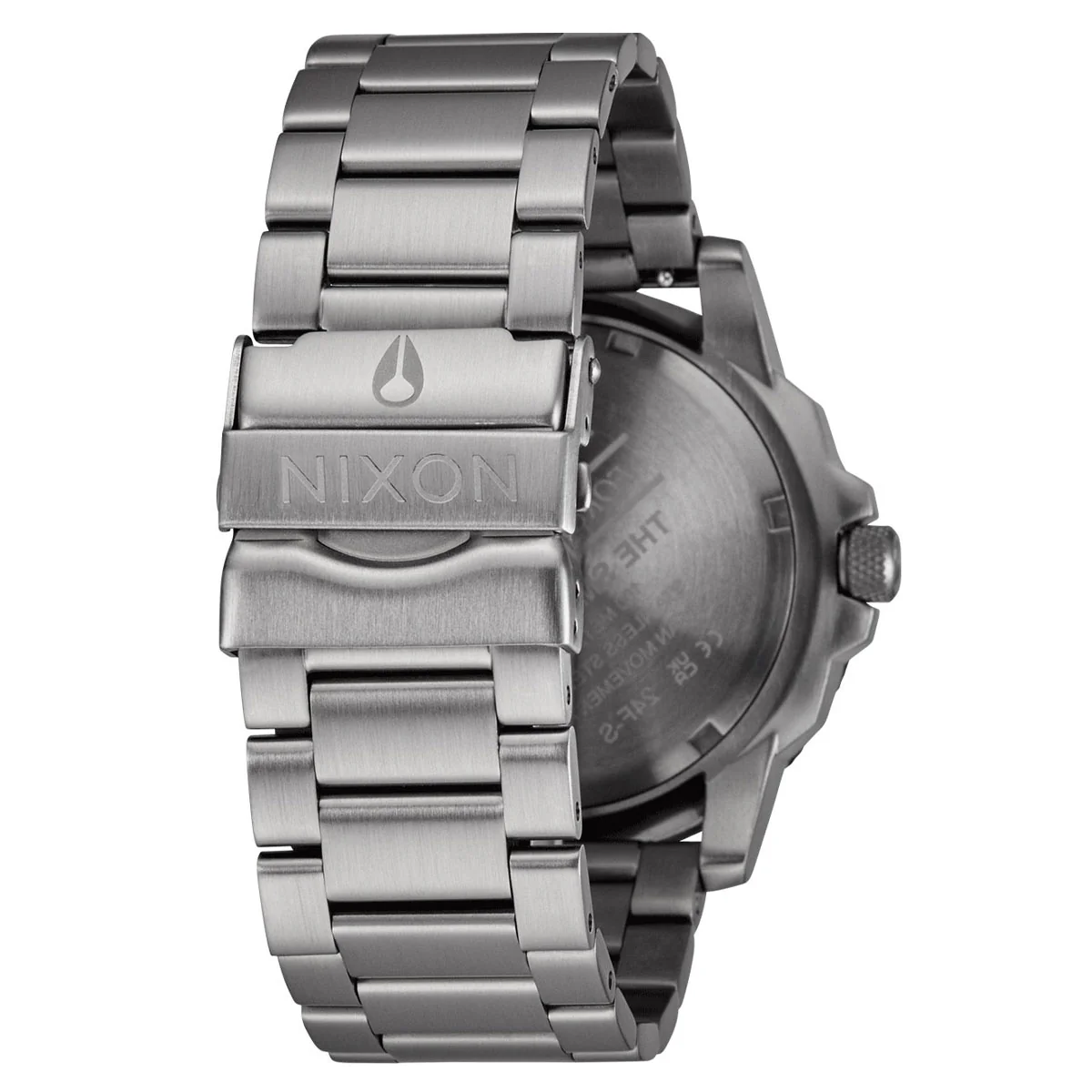 Nixon Smyth 44 Watch - Silver/Tunnel Black Ombre - Image 4
