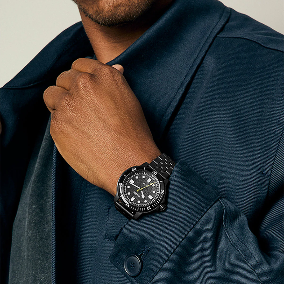 Nixon Stinger 44 Watch - All Matte Black/Black - Image 5