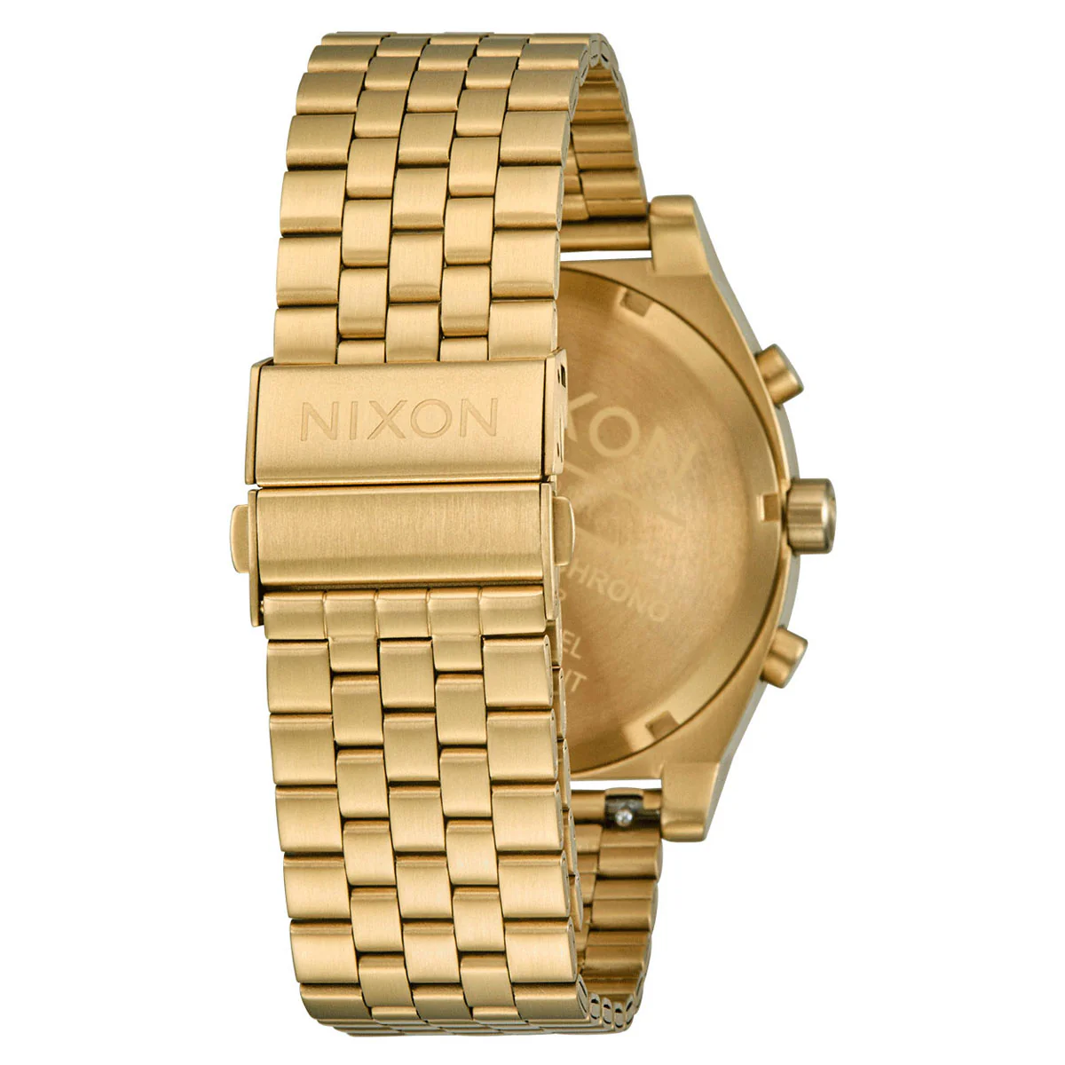 Nixon Time Teller Chrono Watch - Gold/Black/Gold - Image 4