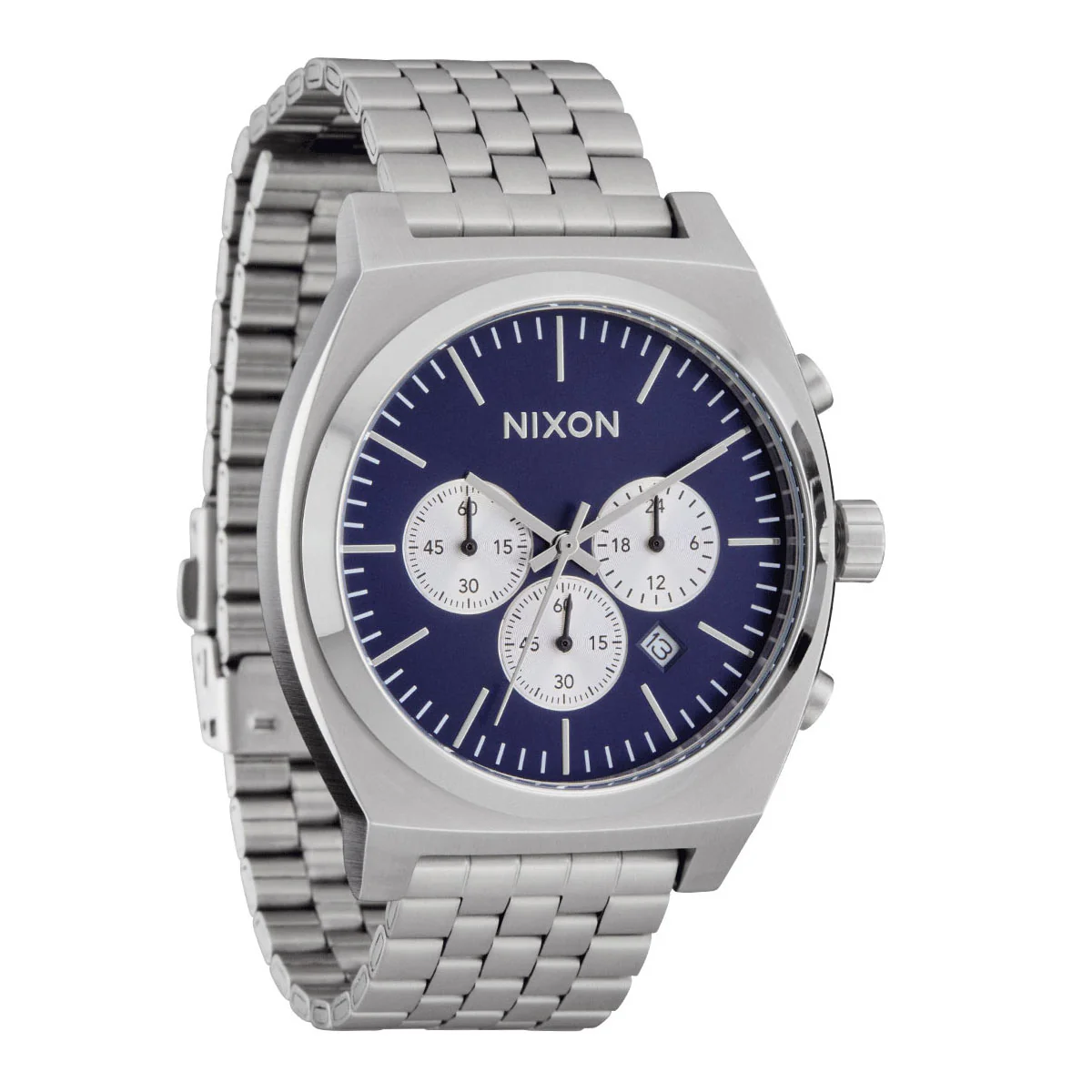 Nixon Time Teller Chrono Watch - Silver/Midnight - Image 3