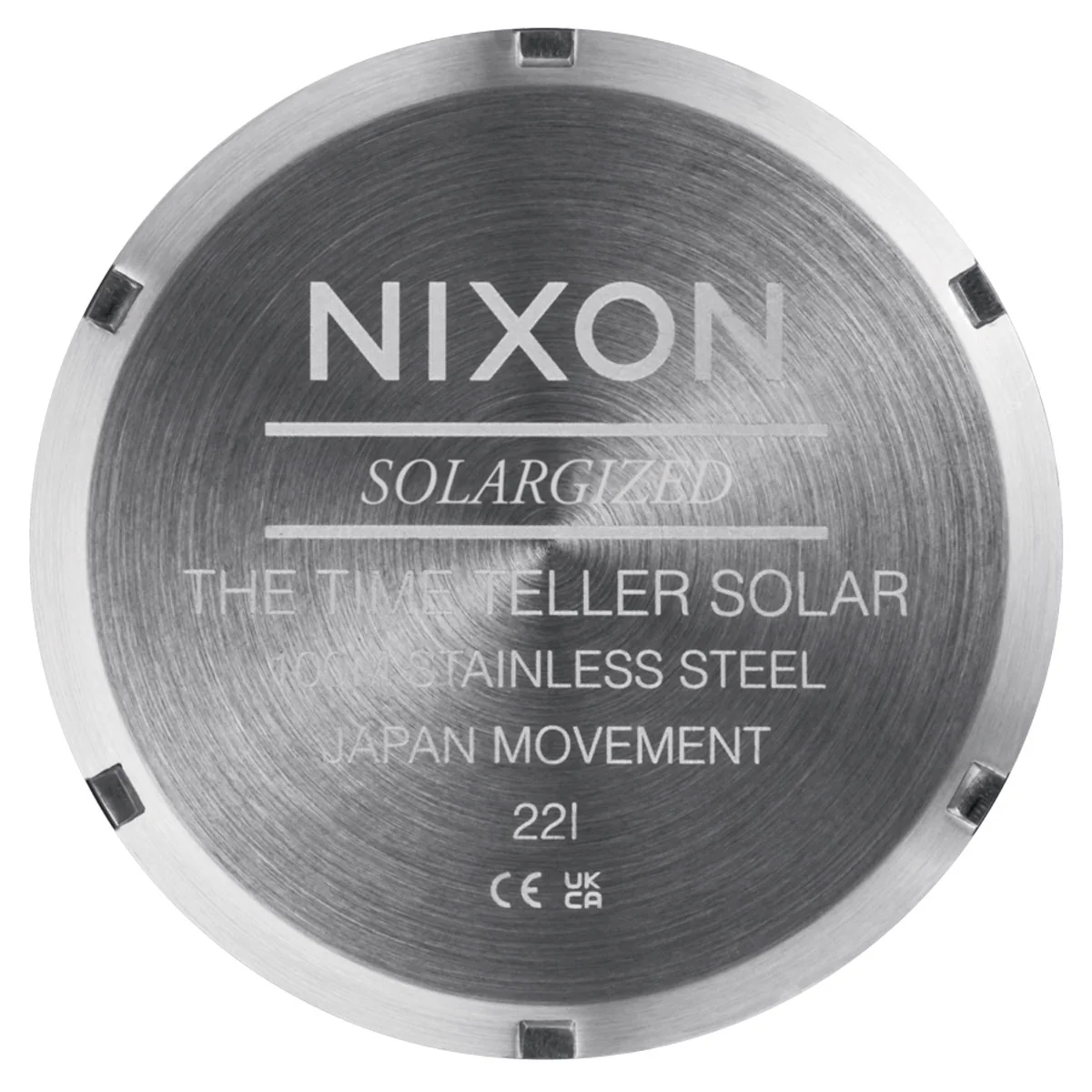 Nixon Time Teller Solar Watch - Silver/Jade Sunray - Image 5