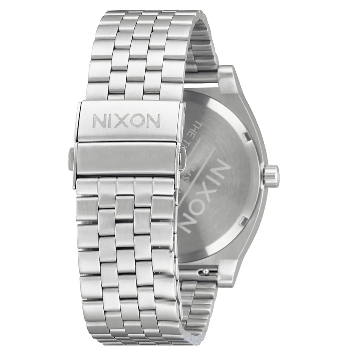 Nixon Time Teller Solar Watch - Silver/Salmon - Image 4