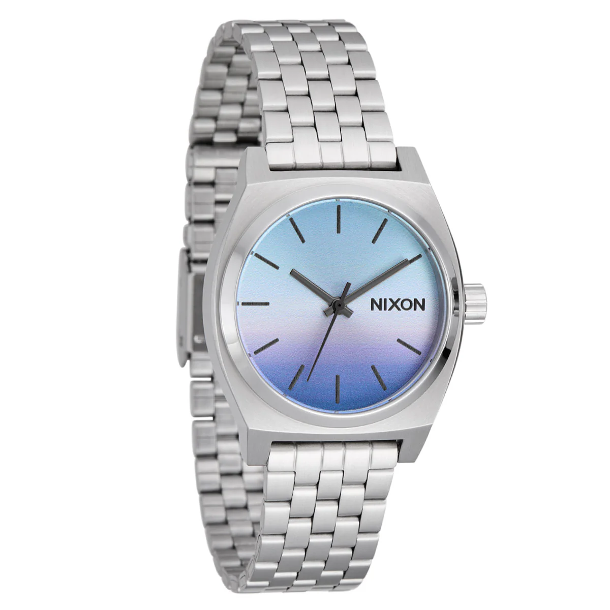 Nixon Time Teller Solar Watch - Silver/Snow - Image 2