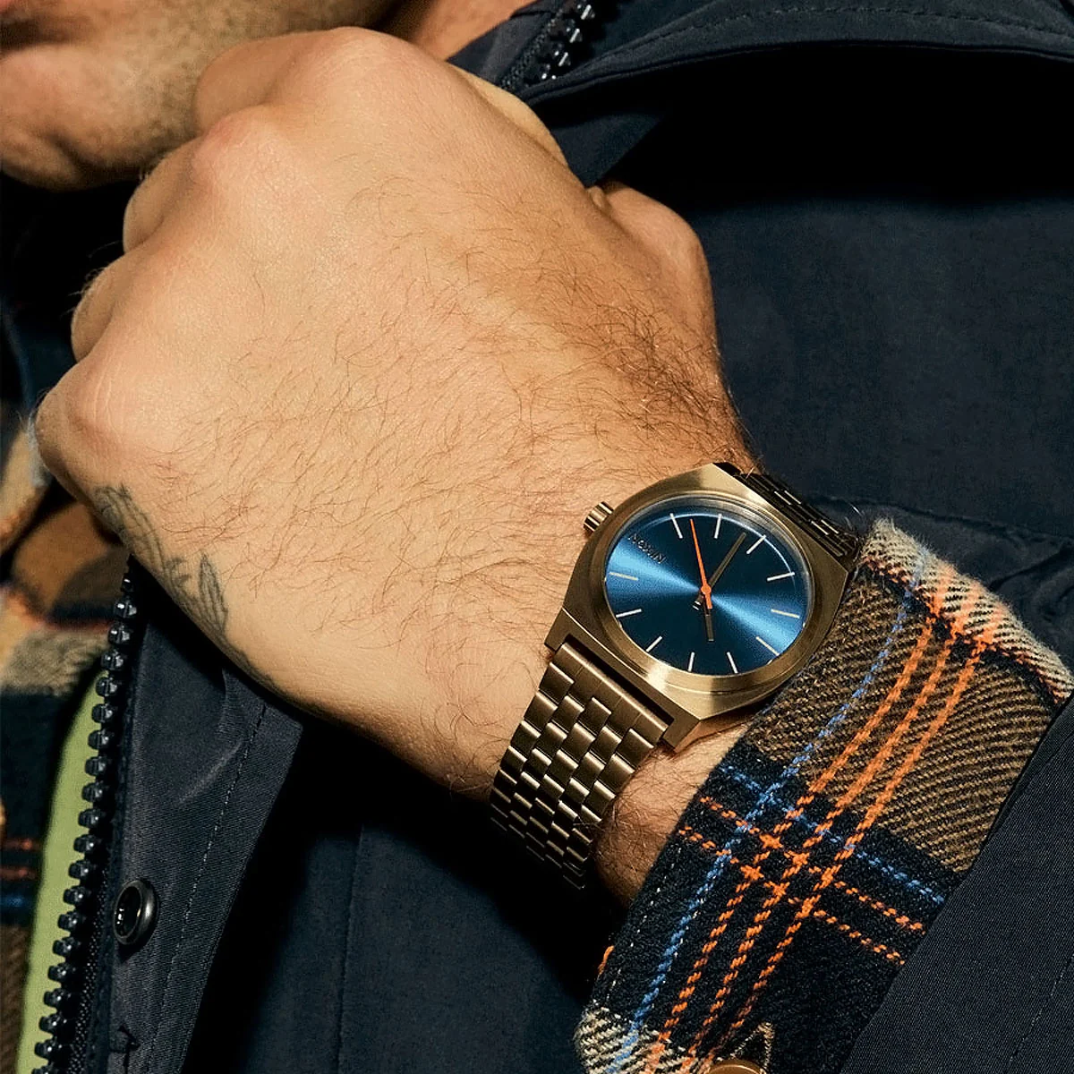 Nixon Time Teller Watch - Desert Gold/Arles Blue - Image 5
