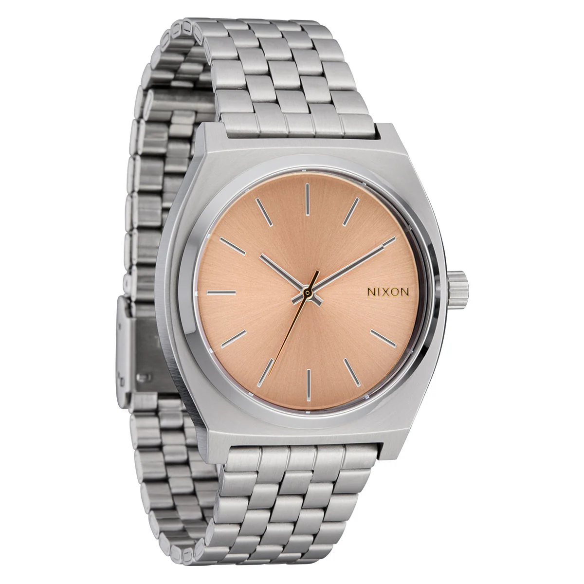Nixon Time Teller Watch - Silver/Coral - Image 2