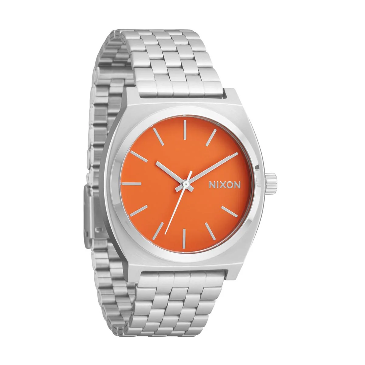 Nixon Time Teller Watch - Silver/Mandarin - Image 3