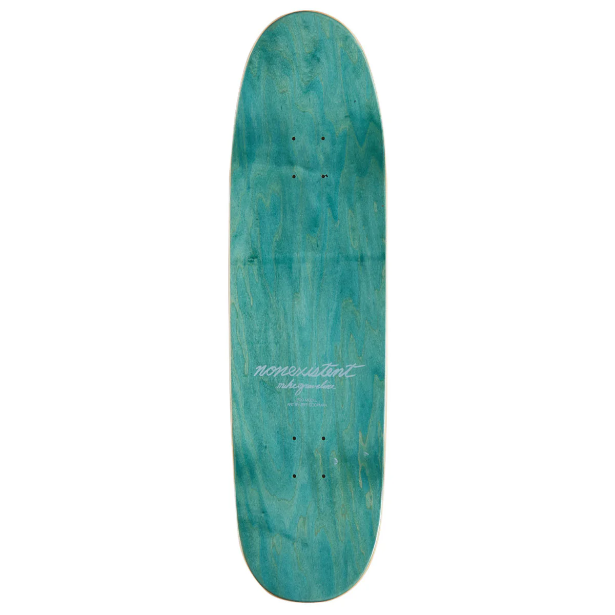 Nonexistent Mike Graveline Computer Pro Hybrid Football Shape Skateboard Deck - 8.75" - Image 2