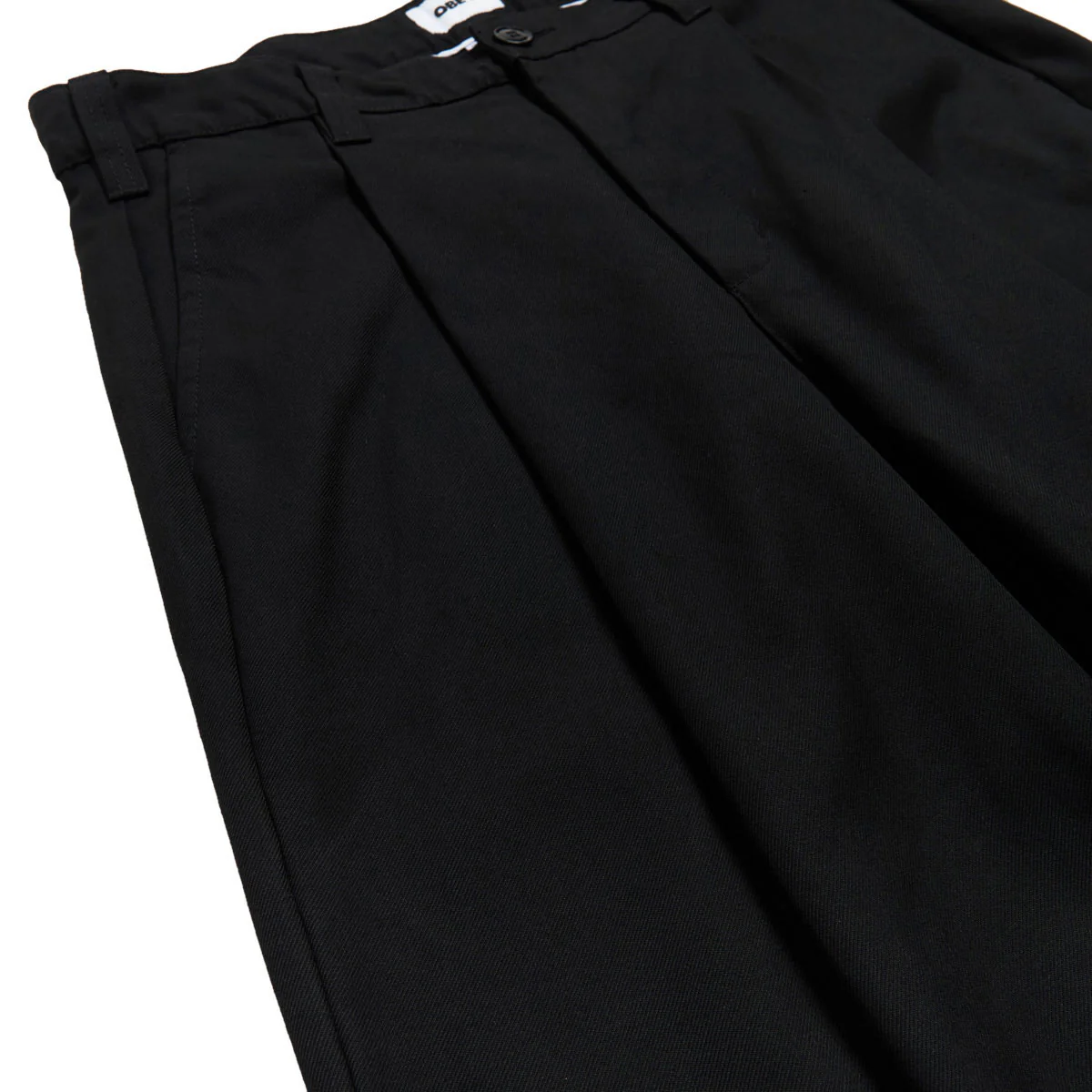 Obey Armel Pleated Pants - Black - Image 3