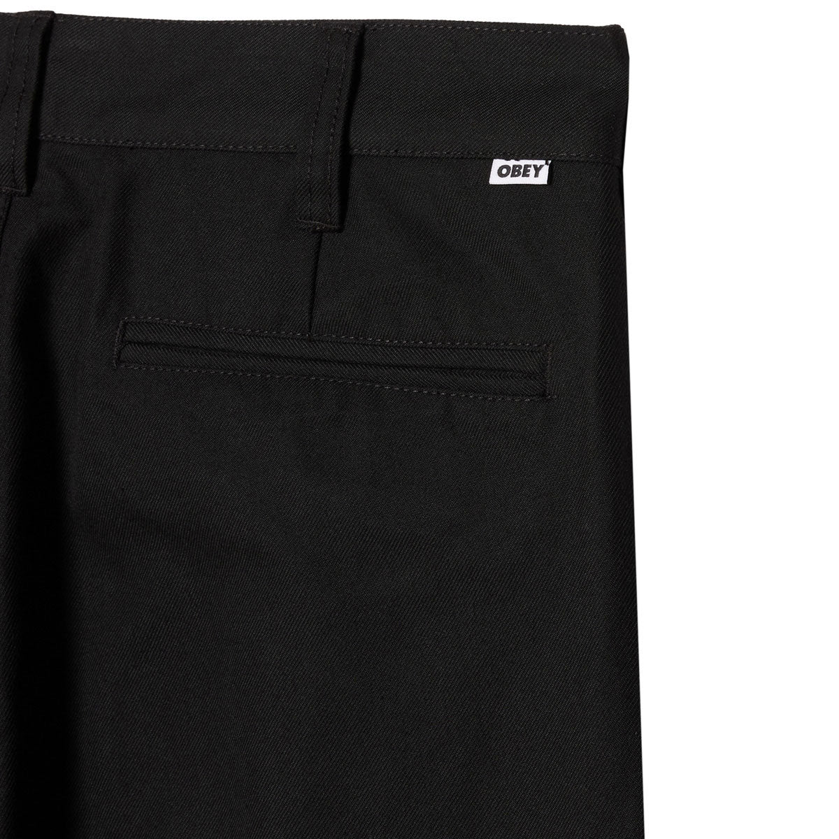 Obey Armel Pleated Pants - Black - Image 4