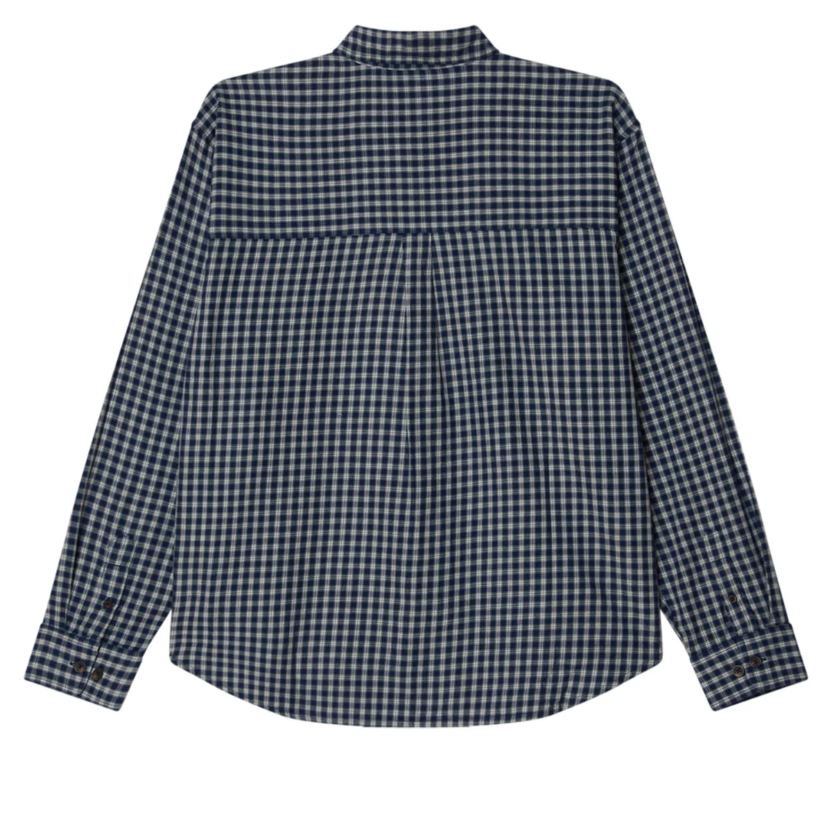 Obey Bigwig Andy Long Sleeve Shirt - Academy Navy Multi - Image 2