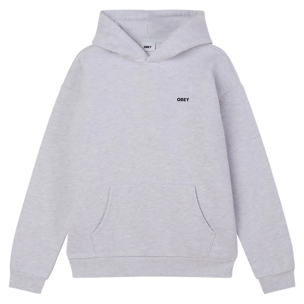 Obey Bold Icon Extra Heavy Hoodie - Ash Grey - Image 2