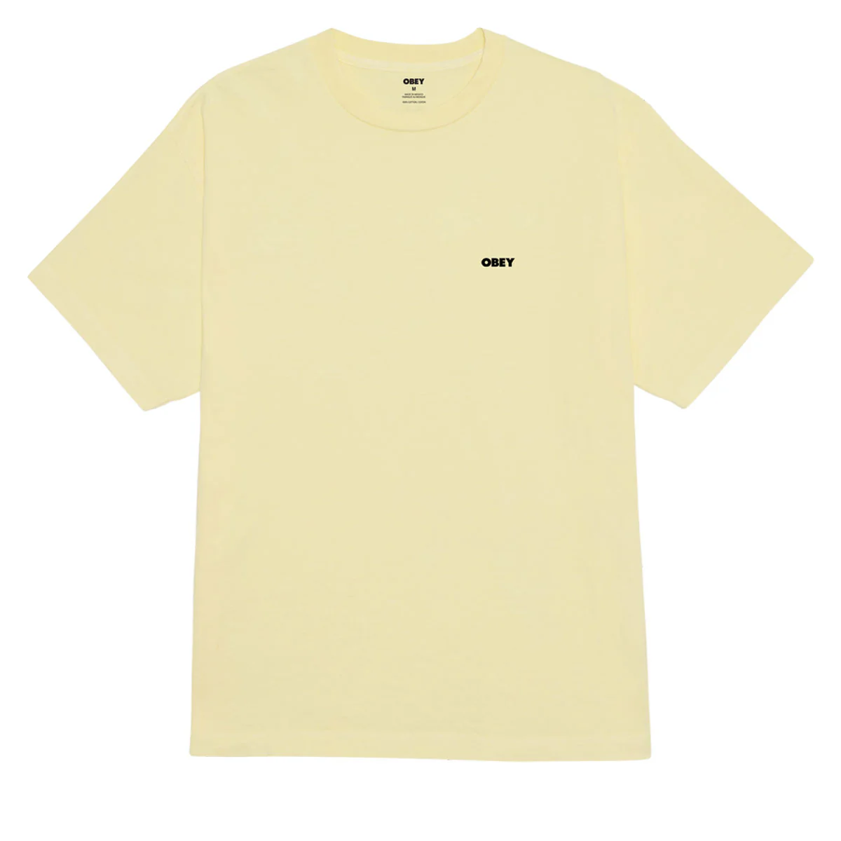Obey Bold Icon Face T-Shirt - Pigment Wax Yellow - Image 2