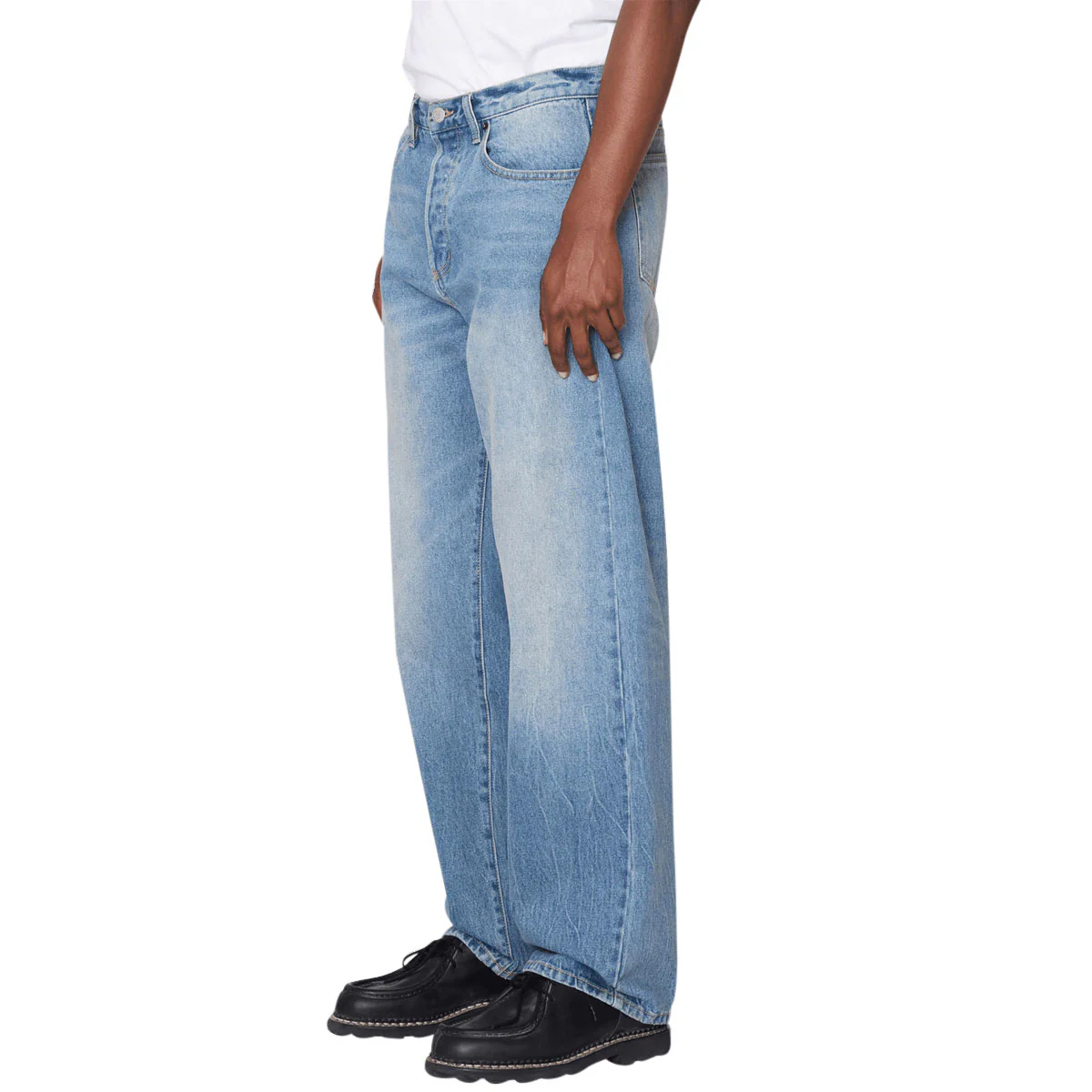 Obey Boxcar Straight Leg Denim Jeans - Heavy Vintage Indigo - Image 6