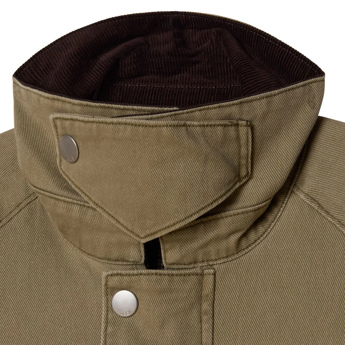Obey Caden Work Jacket - Mermaid Faded Wash - Image 5