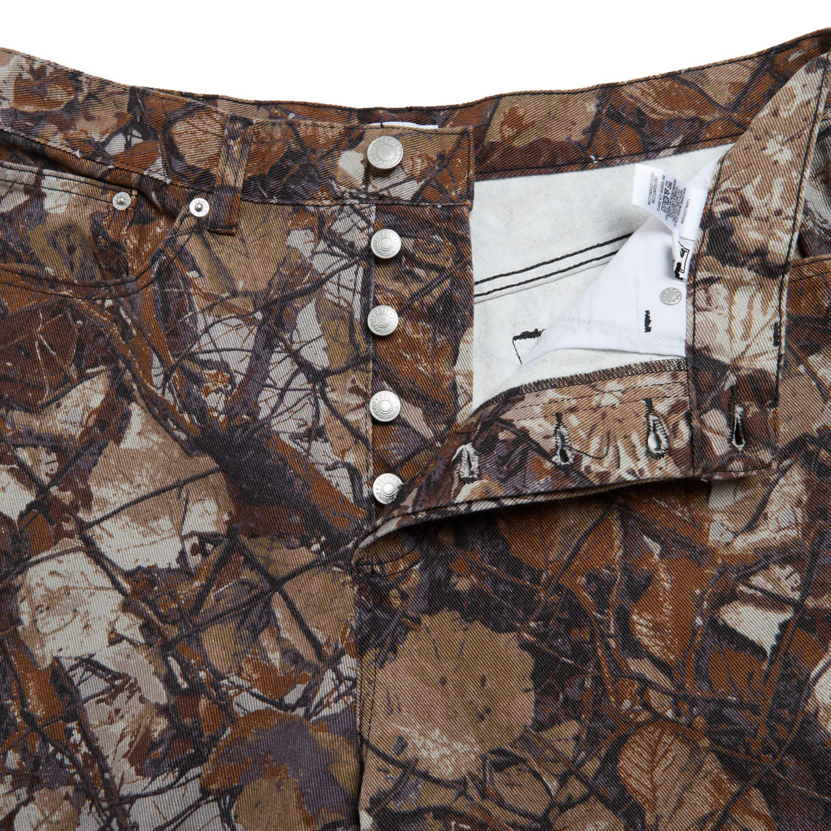 Obey Classic Baggy Denim Jeans - Fence Camo Multi - Image 3