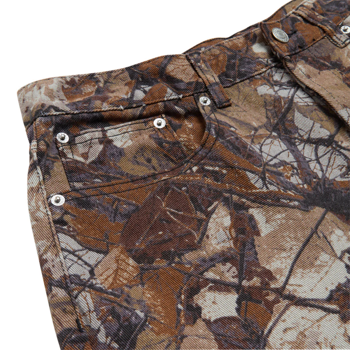 Obey Classic Baggy Denim Jeans - Fence Camo Multi - Image 4