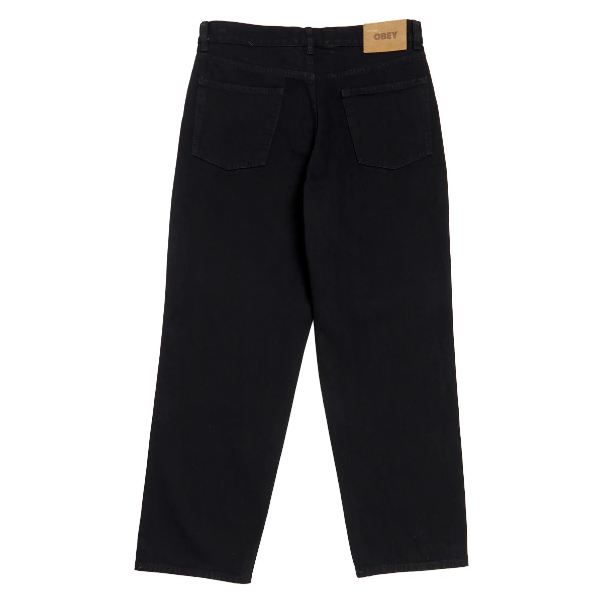 Obey Classic Baggy Denim Jeans - Rinse Black - Image 2