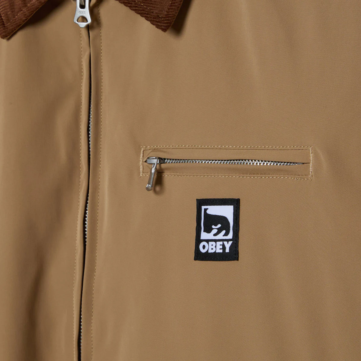 Obey Elysian Jacket - Vintage Tan - Image 2