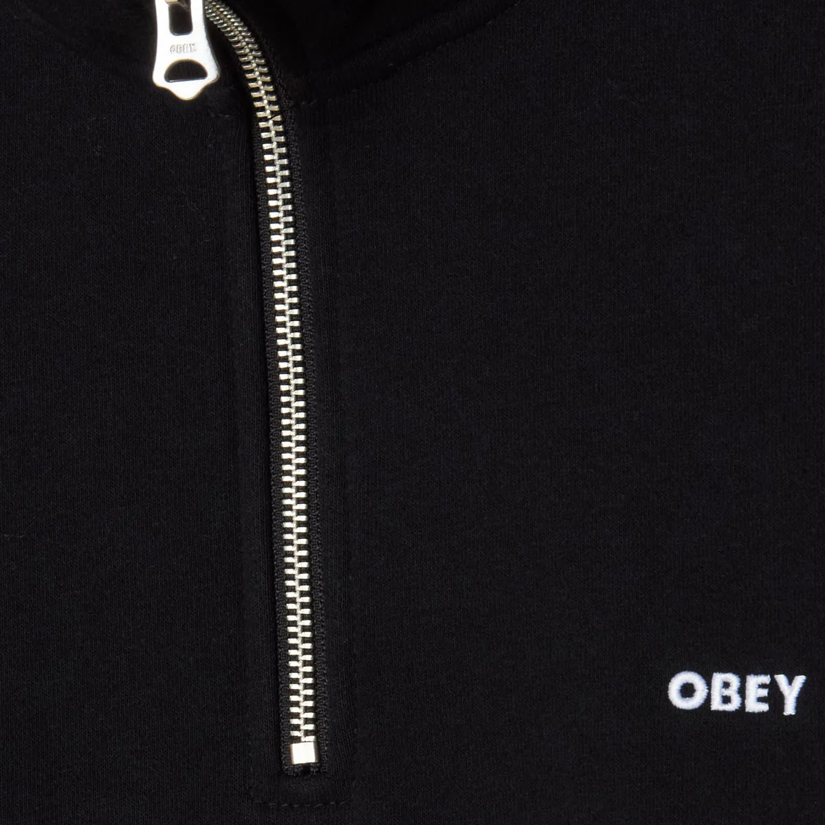 Obey Established Works Bold Mock Sweatshirt - Black - Image 3