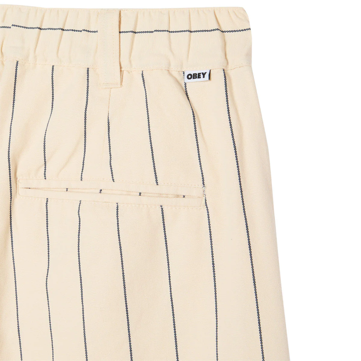 Obey Foster Pleated Stripe Pants - Canvas Multi - Image 3
