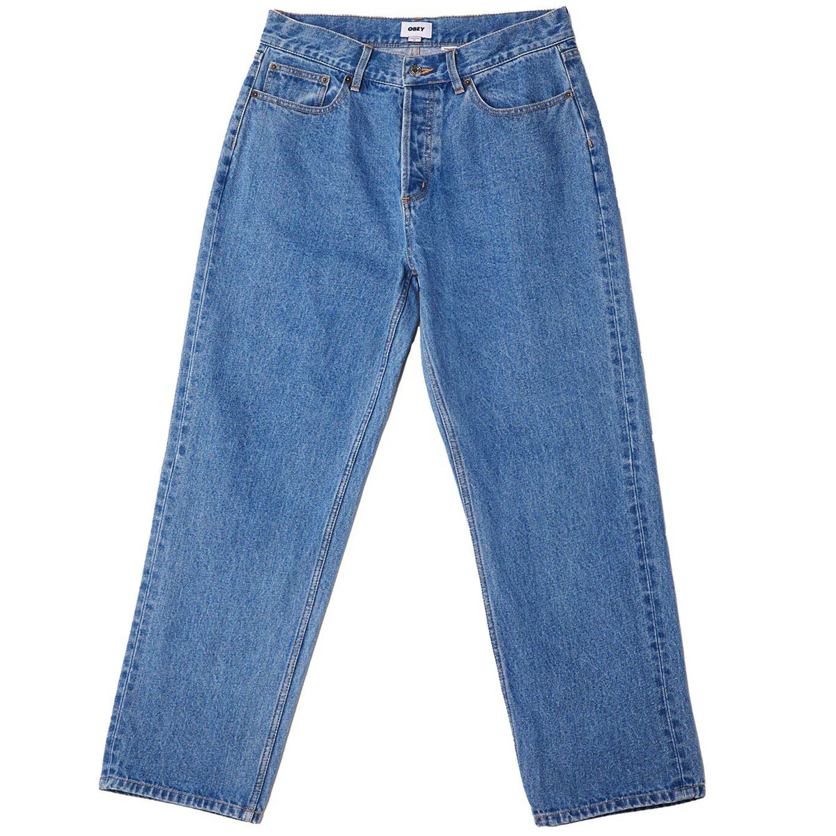 Obey Hardwork Denim Jeans - Light Indigo - Image 4